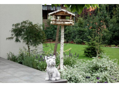 Décoration de jardin Chien Patio Pierres Figures Statue de Marguerite